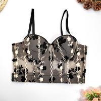 Polyester Camisole Imprimé Floral Noir pièce