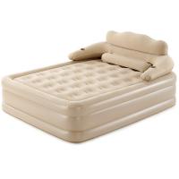 Tissu de flocking & Ingénierie Plastiques & Pvc Matelas gonflable de lit Beige pièce