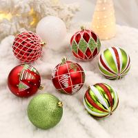 Plastic Christmas Tree Hanging Decoration multi-colored PC