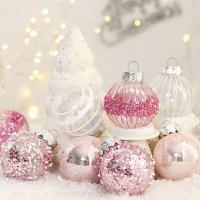 Animal Boules de décoration de Noël Pvc Rose pièce