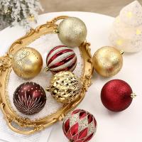 Plastic Christmas Decoration Balls Painted PC