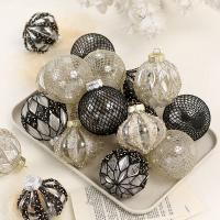 PET Christmas Decoration Balls transparent Painted PC