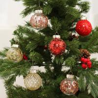 PET Christmas Decoration Balls transparent Painted PC