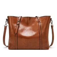 PU Leather Tote Bag Shoulder Bag large capacity & soft surface PC