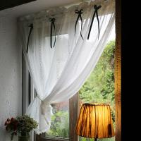 Polyester shading Curtain white PC