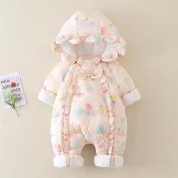 White Duck Down & Polyester Baby Jumpsuit,  Stück