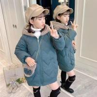 Poliestere Dívka Parkas Taška & Cappotto Patchwork più colori per la scelta kus