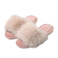 Caoutchouc thermo plastique & Peluche Pantoufles en coton plus de couleurs pour le choix Paire