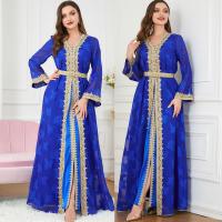 Poliéster Vestido Musilm islámico del Medio Oriente, impreso, más colores para elegir,  Conjunto