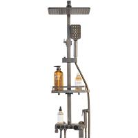 Brass & Engineering Plastics & Stainless Steel Adjustable heat level & temperature constant Shower Set PC