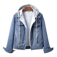 Denim Manteau femmes Solide plus de couleurs pour le choix pièce