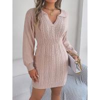 Acrylic Slim Sweater Dress PC