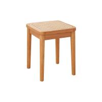 Rattan & Solid Wood Stool durable & hardwearing PC