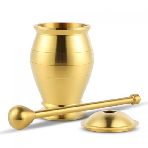 Brass Garlic Device Solid gold PC