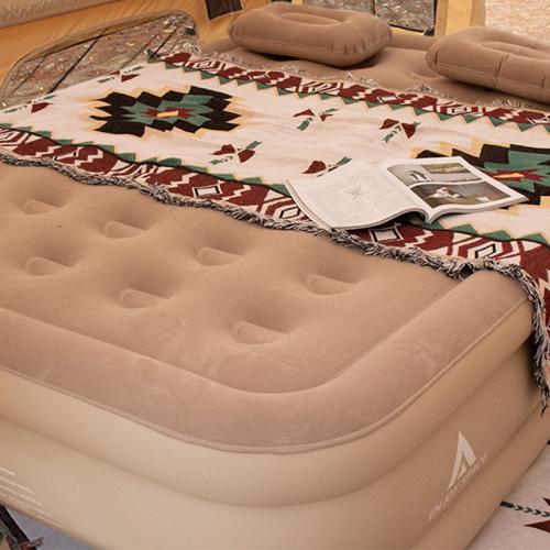 Ingénierie Plastiques & Pvc & Suede Matelas gonflable de lit Solide Kaki pièce