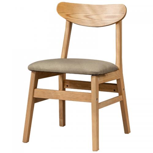 Waxed Leather & Linen & Sponge & Solid Wood Stool PC