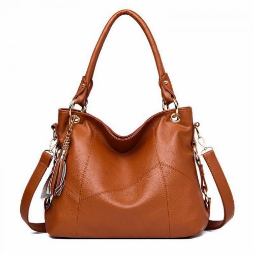 PU Leather Shoulder Bag large capacity & soft surface PC