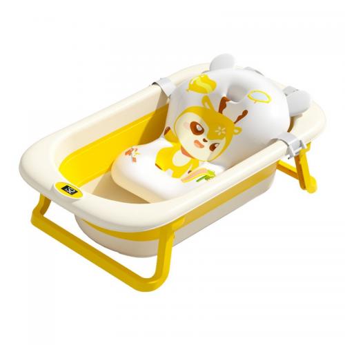 TPE-Thermoplastic Elastomer & Polypropylene-PP foldable Baby Bathtub break proof & portable PC