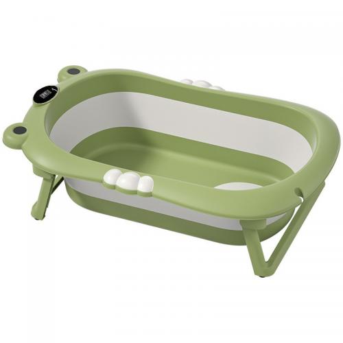 TPE-Thermoplastic Elastomer & Polypropylene-PP foldable Baby Bathtub break proof & portable PC