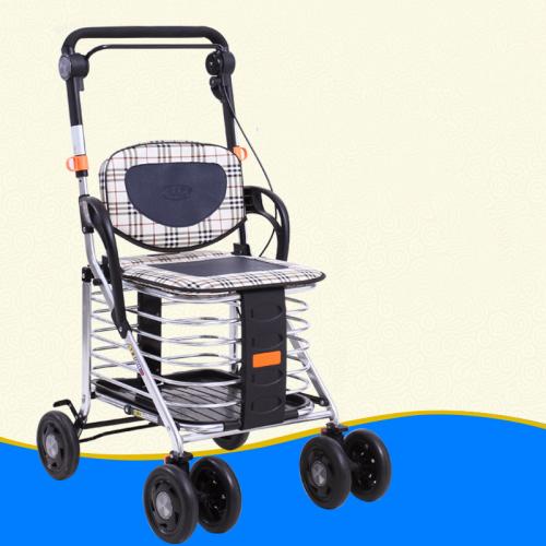 Aluminium Alloy foldable Shopping Trolley portable PC