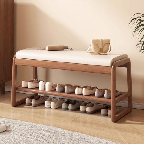 Solid Wood Storage Stool for storage Sponge PC