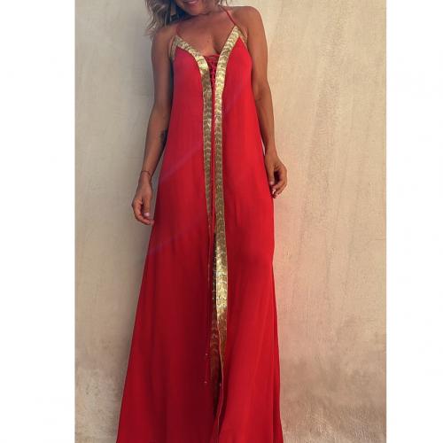 Polyester long style Slip Dress & loose PC