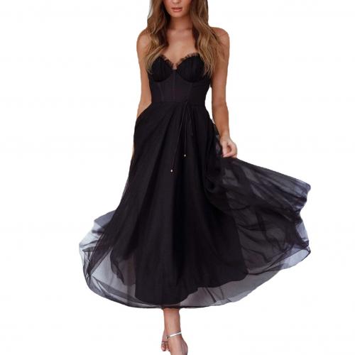 Polyester long style Slip Dress PC