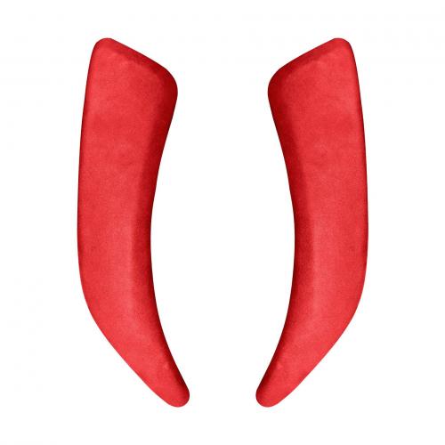 For BMW 2 Series Suede Vehicle Door Handle two piece red Sold By Set