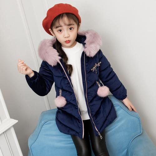 Polyester Parkas de fille plus de couleurs pour le choix pièce