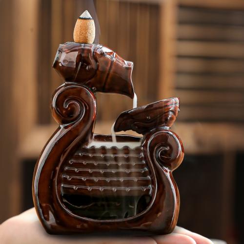 Ceramics Backflow Burner for home decoration handmade PC