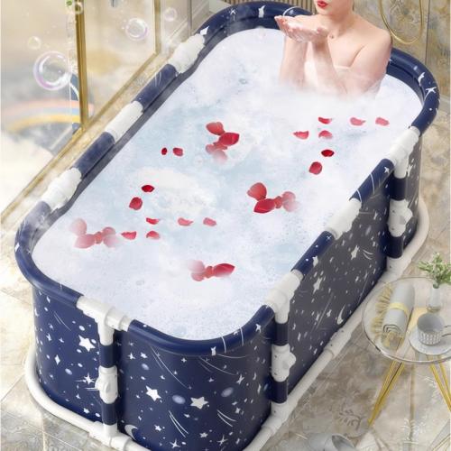 PVC heat preservation Foldable Bathtub durable Pearl Cotton & Nylon printed PC