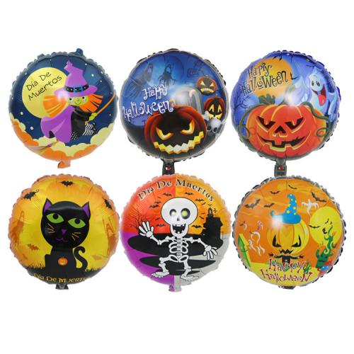 Aluminum Film Decoration Balloon Halloween Design & for home decoration Solid Lot