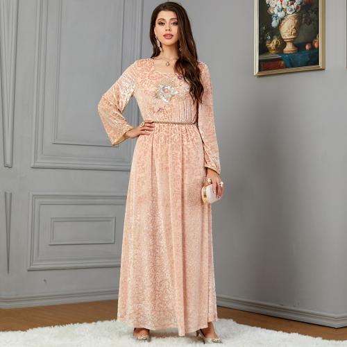 Pleuche Robe musulmane islamique du Moyen-Orient plus de couleurs pour le choix Ensemble