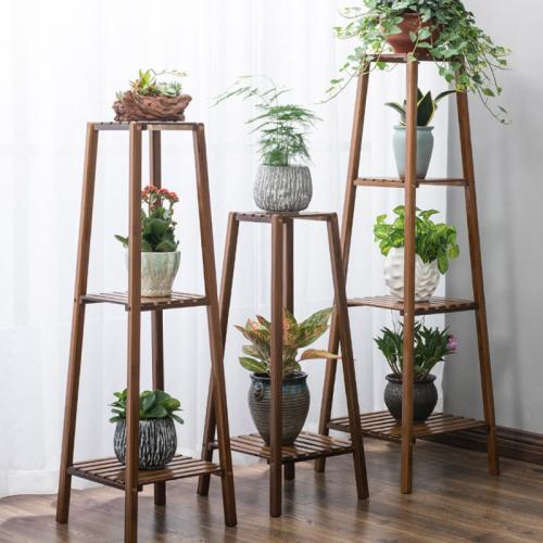 Moso Bamboo Multilayer Flower Rack PC