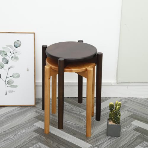 Wood stackable Stool durable PC