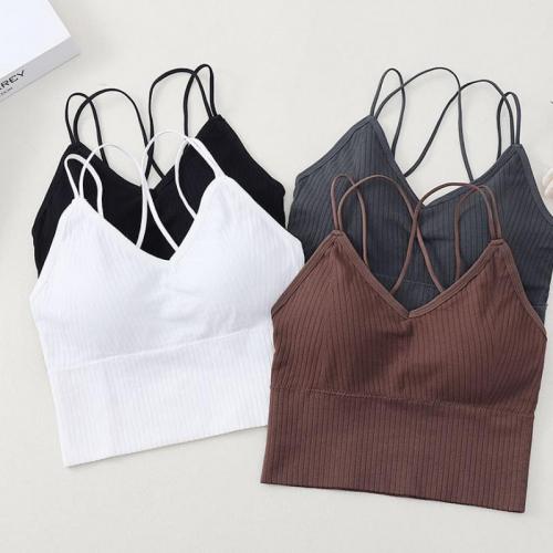 Polyamide & Lycra & Spandex Camisole Solide plus de couleurs pour le choix : pièce