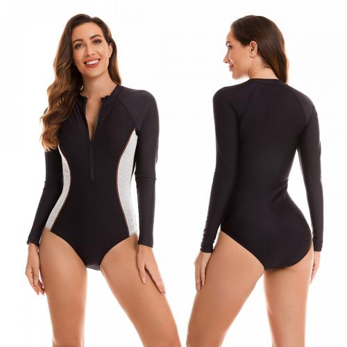 Polyester Maillot de bain d’une seule pièce Noir pièce