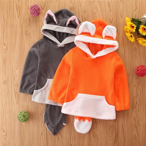 Cotton With Siamese Cap Children Sweatshirts PC