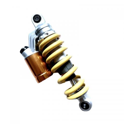 Aluminum & Iron Motorcycle Back Shock Absorber durable yellow PC