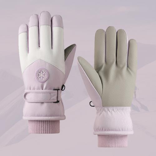 PU Cuir & Polyester Gants de ski plus de couleurs pour le choix : Paire