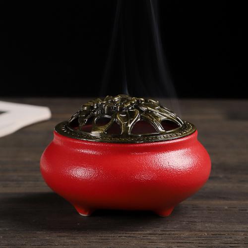 Ceramics Incense Burner for home decoration & durable handmade PC