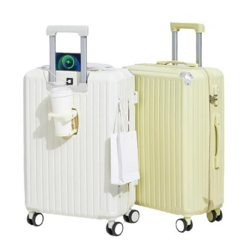 ABS & PC-Polycarbonate Suitcase large capacity Solid PC