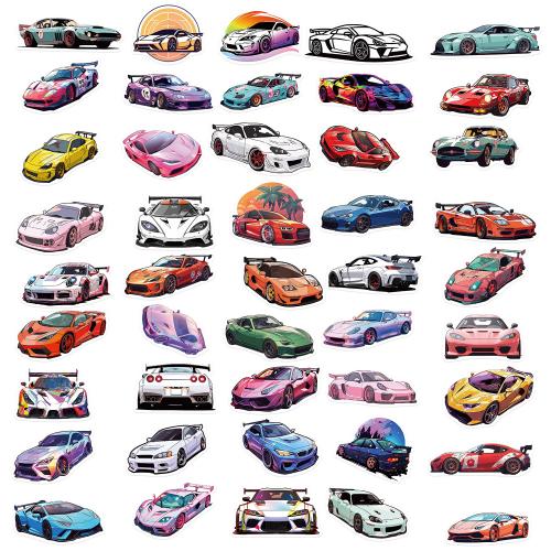 Pressure-Sensitive Adhesive & PVC DIY Decorative Sticker for home decoration & durable & waterproof Car mixed colors Bag