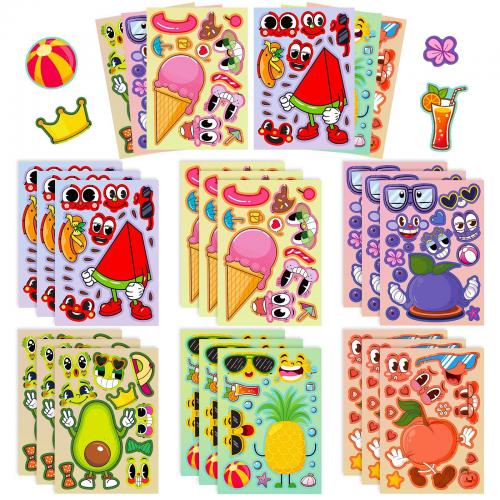 PVC Rubber & Pressure-Sensitive Adhesive DIY & Waterproof Decorative Sticker for home decoration & Cute Bag