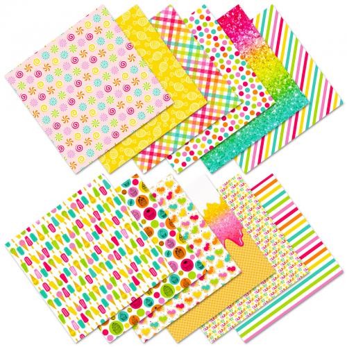 Offsetpapier & Kupferpapier DIY Handiwork Papier, 12Pcs/Tasche,  Tasche