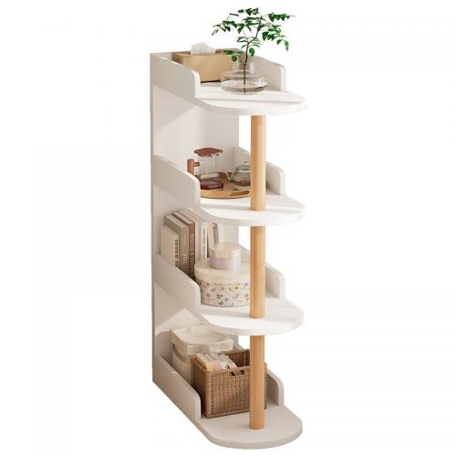 Bois Rack de stockage Solide Blanc pièce