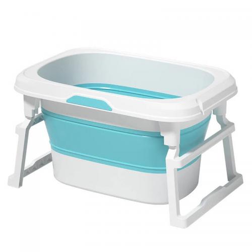 TPE-Thermoplastic Elastomer & Polypropylene-PP foldable Baby Bathtub PC