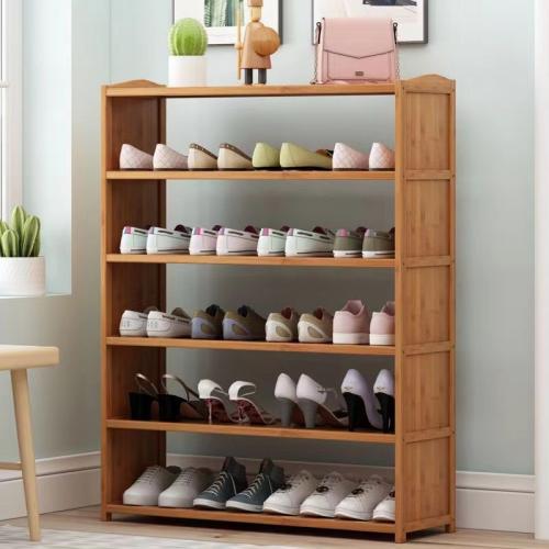 Moso Bamboe Schoenen Rack Organizer Brown stuk