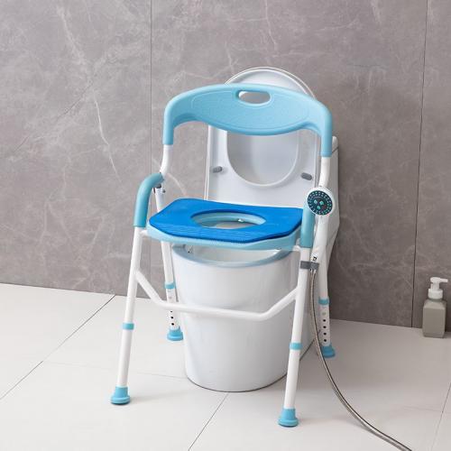 Aluminium Alloy adjustable Bathing Chair EVA blue PC