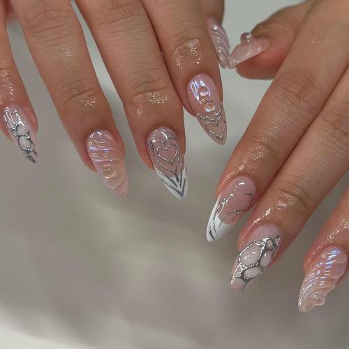 Plastique Faux ongles Ensemble